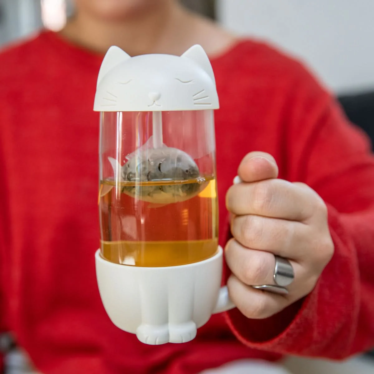 TASSE AVEC INFUSEUR CHAT – Image 3