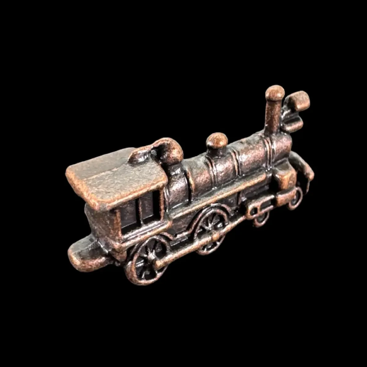 Locomotive jouet – Métal style bronze – Image 3