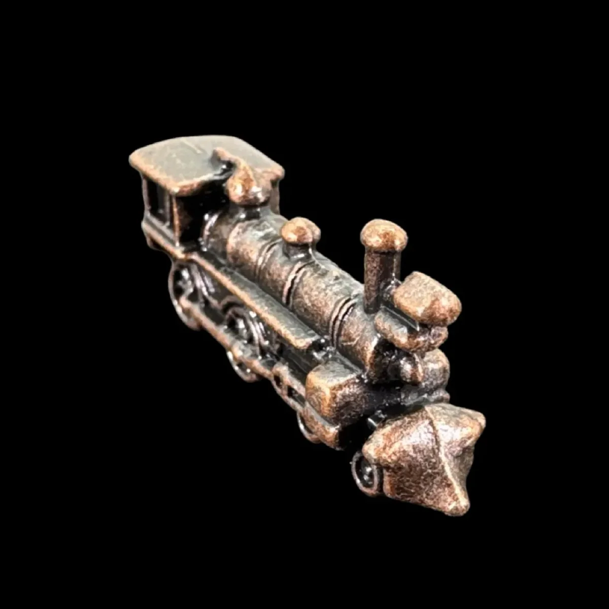 Locomotive jouet – Métal style bronze – Image 4