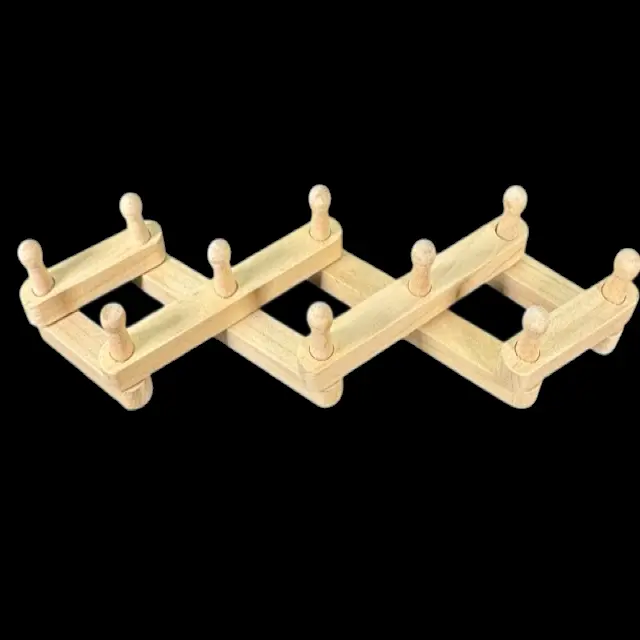 Porte manteau en bois – Extensible – Image 4