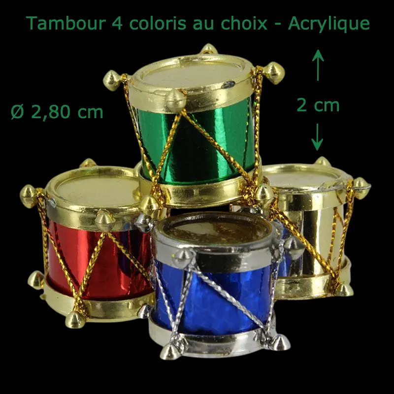 Tambour quatre couleurs au choix – Image 2